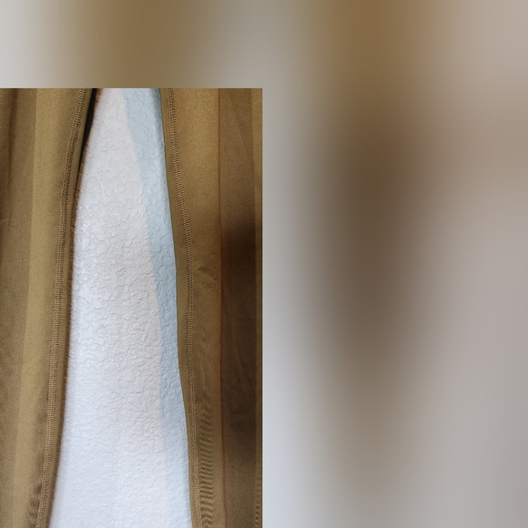 Hurley Small Raw Edge High Rise Ankle Leggings Olive Green Athletic Yoga Pants - Picture 5 of 10